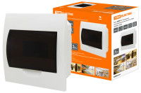 Бокс ЩРВ-П-8модулей встраиваемый пластик IP41 TDM Electric, SQ0902-0003