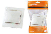 Выключатель 2 кл. 10А белый "Таймыр" TDM Electric, SQ1814-0002