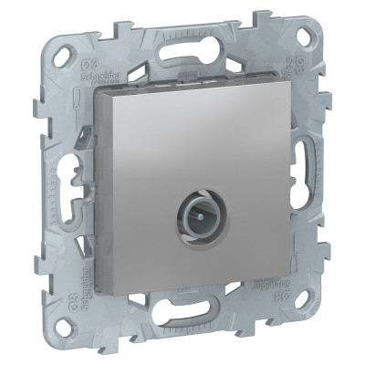 розетка TV, одиночная, алюминий