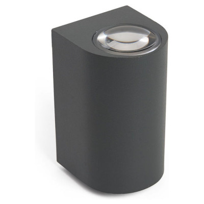 Светильник уличный светодиодный, 2*5W, 800Lm, 4000K, серый DH053, Feron 48480