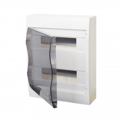 City9 Box корпус навесной с проз. дв. 2ряд/24мод, Systeme Electric, EZ9E212S2SRU