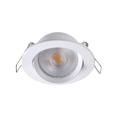 Novotech 357998 SPOT NT19 231 белый Встраиваемый поворотный светильник IP20 LED 3000К 10W 85-265V STERN