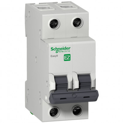Schneider Electric EASY 9 Автоматический выключатель 2P 40A (D) 6кА =S