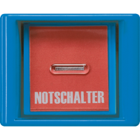 Клавиша с прозрачной крышкой для всех встраиваемых выключателей и кнопок; синяя, AS561GLBL Клавиша с прозрачной крышкой для всех встраиваемых выключателей и кнопок; синяя, AS561GLBL