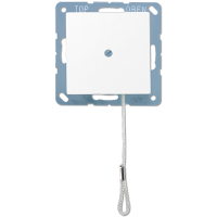 Выключатель со шнурком (универсальный) 10 A / 250 B; термопласт; белый матовый, A506BFNUZWWM