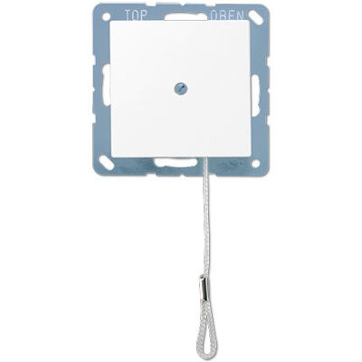 Выключатель со шнурком (универсальный) 10 A / 250 B; термопласт; белый матовый, A506BFNUZWWM