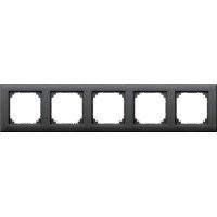 M-Plan Рамка 5-ная, антрацит (max 52)