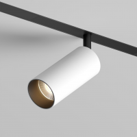 Denkirs  DK8040-BW+BK Поворотный трековый светильник SMART SPOT со светодиодом L120мм 9W 220V IP20 DIM 3000-6000K черный/белый алюминий