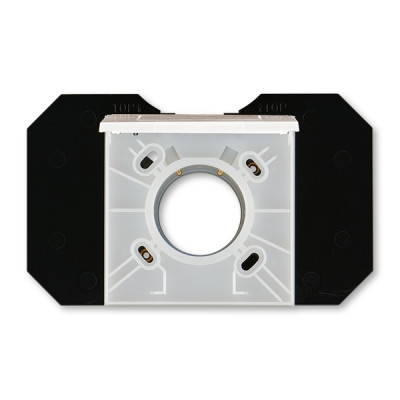 5530H-C67107 68 - Розетка ABB Levit для централизованных систем пылеудаления жемчуг / ледяной - 2CHH506717C4068