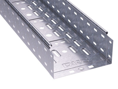 ДКС Лоток перфорированный 200х100 L 3000, цинк-ламельный (упак. 12м), 35343ZL