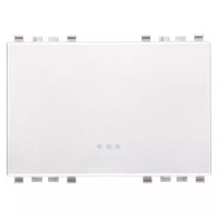 Vimar Клавиша на 3 модуля, белая, 20023.B