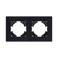 Рамка 2-постовая, черный Kollinger Aspekt AT2BK
