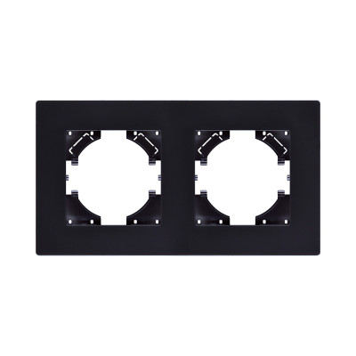 Рамка 2-постовая, черный Kollinger Aspekt AT2BK