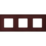 FD01603RW Fede FD01603RW Рамка на 3 поста гор./верт., цвет red wine
