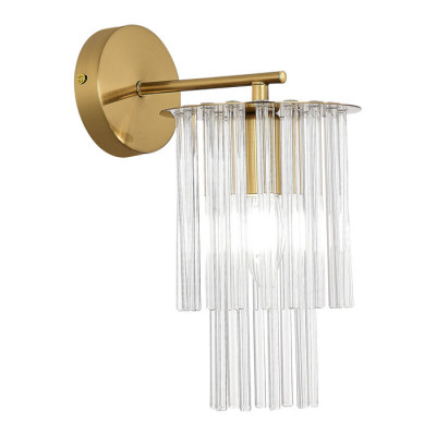 ST LUCE SLE1122-301-01 Светильник настенный Латунь/Прозрачный E14 1*40W