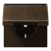 Штепсельная розетка SCHUKO 16A 250V~ с крышкой, защитой от детей, ME1520NAKLAT