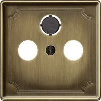 SD Накладка TV/FM/SAT, античн. латунь (max 80)