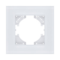 Рамка 1-постовая, стекло белый Kollinger Reflex MG RM1WH Рамка 1-постовая, стекло белый Kollinger Reflex MG RM1WH