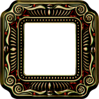 FD01361PBCL Fede Firenze Crystal De Luxe Рамка 1-ная, Bright Patina