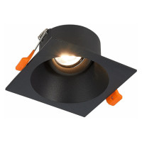 ST LUCE ST207.418.01 Св-к встр. Черный GU10 1*50W  L103xW103xH52 220V Без ламп