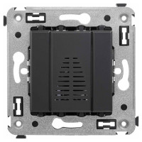 4412193 - ДКС Звонок в стену, "Avanti", "Черный матовый"