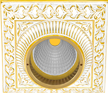 FD1005COP Fede Светильник San Sebastian SQUARE, Gold White Patina