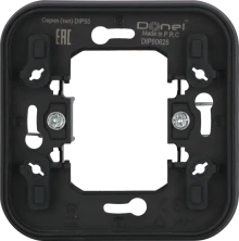 Donel W55 Адаптер для скрытой установки одиночный, антрацит, IP55, серия (тип) DIP55, DIP80628