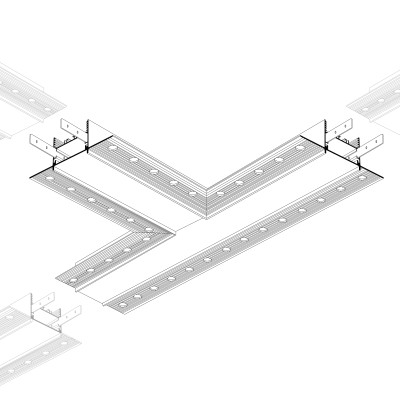 Тройник SL-LINIA45-FANTOM (Arlight, Металл), 030107