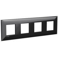 4402908 - ДКС Рамка ARTLEBEDEV, "Avanti", "Черный квадрат", 4 поста