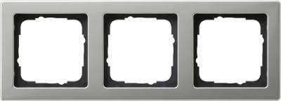 21321 - Gira Edelstahl Рамка на 3 поста, сталь, прямые края