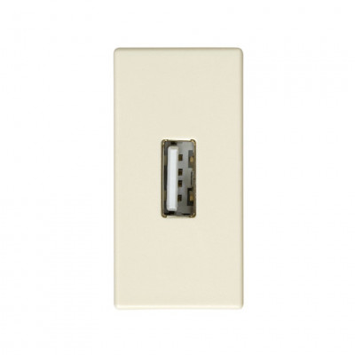 Simon S27 Разъём USB тип "А", узкий, винты, сл.кость, 2701090-031