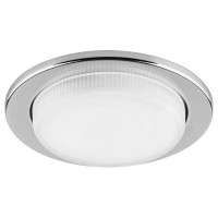 Светильник потолочный встраиваемый, 15W 230V  GX53, хром без лампы, DL53 (10 шт. в упаковке), Feron 41206