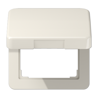 Крышка ударопрочная откидная ударопрочная для штекерных розеток; слоновая кость, CD590BFKL