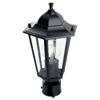 Светильник садово-парковый, 60W 230V E27 черный, 6103/PL6103 (на столб), Feron 11056
