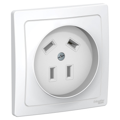 BLANCA С/У РОЗЕТКА СИЛОВАЯ 3К+З, 32А, 440В, БЕЛЫЙ