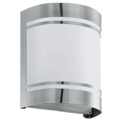 30191 Уличный светильник настенный CERNO, 1х40W(E27), нерж. сталь/матовое стекло