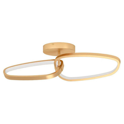 390204 Люстра диммируемая LODOSA, 25W (LED), алюминий, сталь, латунь / пластик, белый