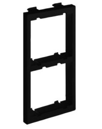 Simon SConnect Адаптер вертикальный на 2 мод. K45 45х45мм, CIMA-модуль 52x108 мм, графит, S62-14