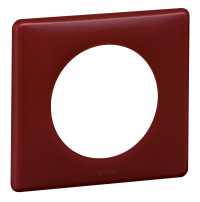 Legrand Celiane. Рамка 1-постовая. Цвет "Перкаль бордо", 066751