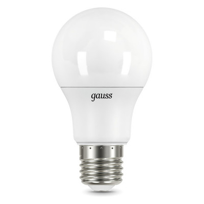 Лампа Gauss A60 12W 1140lm 3000K Е27 шаг. диммирование LED 1/10/50, 102502112-S