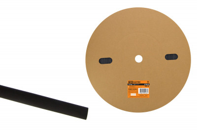 Термоусаживаемая трубка ТУТнг 10/5 черная (100 м/ролл) TDM Electric, SQ0518-0021