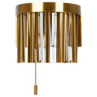 Arte Lamp FRANCHESKA, Светильник настенный, цвет арматуры - полированная медь, цвет плафона/декора - полированная медь, 1x60W E14, A1037AP-1PB