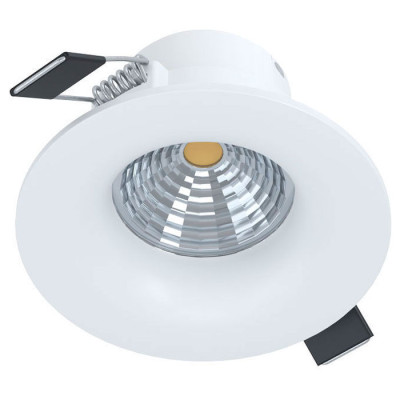 98243 Светодиод. встраиваемый светильник SALICETO димм., 6W(LED), ?88, 380lm, 3000K, алюминий, белый