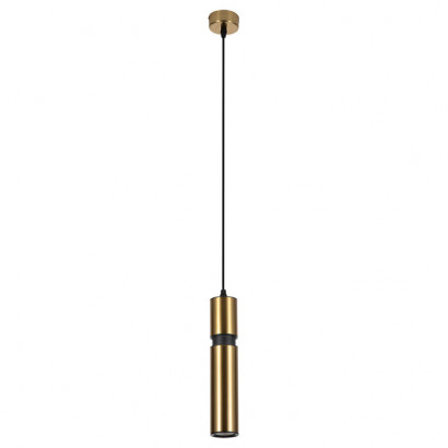Arte Lamp RAN, Светильник подвесной, цвет арматуры - полированная медь, цвет плафона/декора - полированная медь, 1x50W GU10, A3145SP-1PB