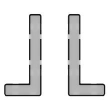 Модули подсветки клавиш выключателя/переключателя двухклавишного, S70, VLS080401 Модули подсветки клавиш выключателя/переключателя двухклавишного, S70, VLS080401