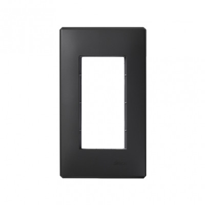 Simon Cima 500 Графит Рамка с суппортом на 1 модуль, 164х30х94мм, 9мм, 51010101-038