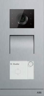 M21322P1-S - Станция вызова, видео, одноклавишная, сталь, с IC, Mifare/NFC - 2TMA070010X0017