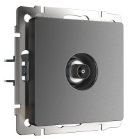 Werkel W1183064/ ТВ-розетка оконечная (графит матовый), a063109