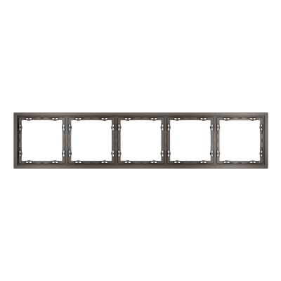 Рамка пластиковая VOLTUM S70 на 5 пост, (капучино), VLS100514