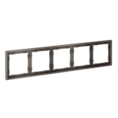 Рамка пластиковая VOLTUM S70 на 5 пост, (капучино), VLS100514